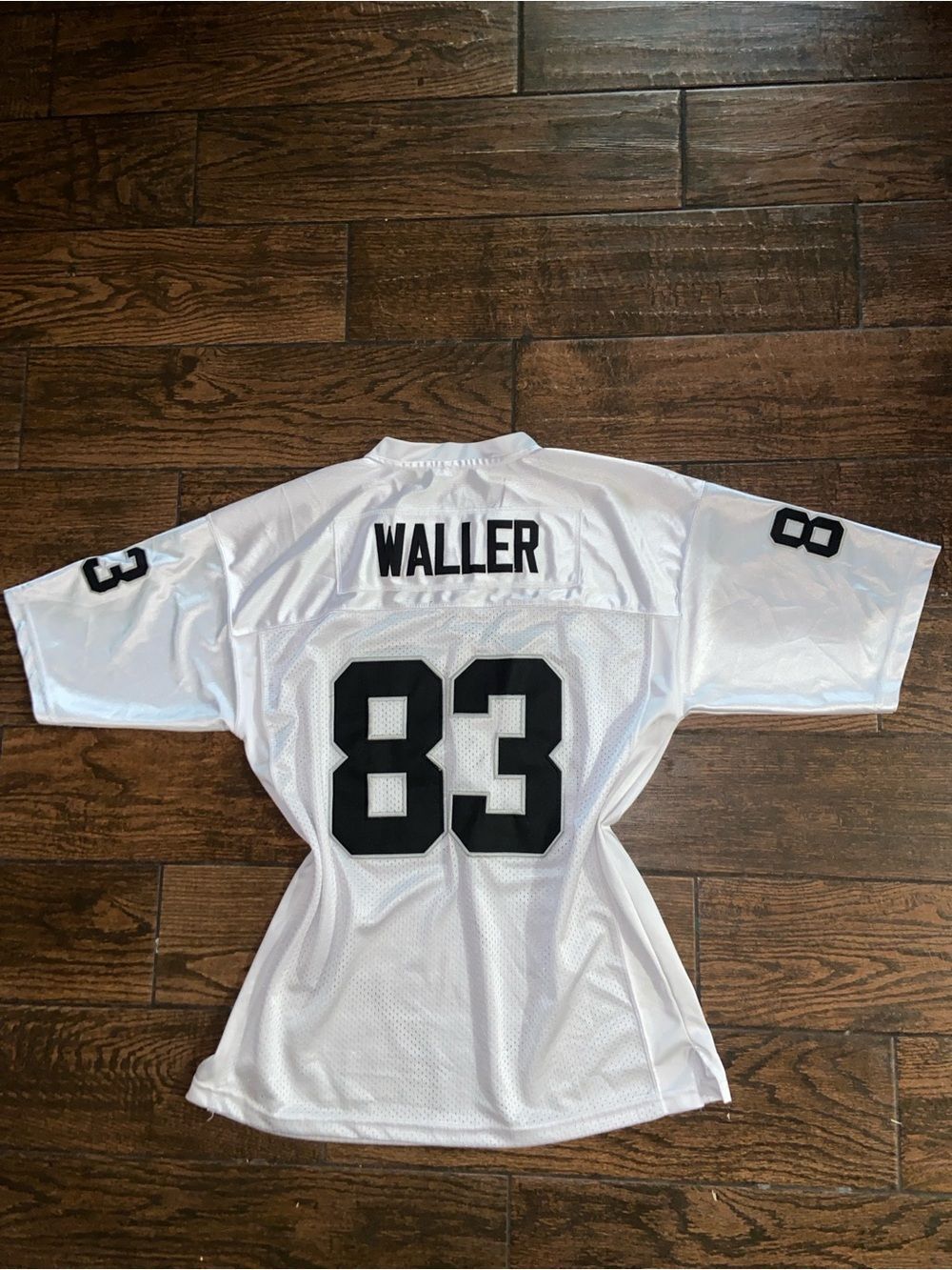 White Jersey with Black Trim Size L